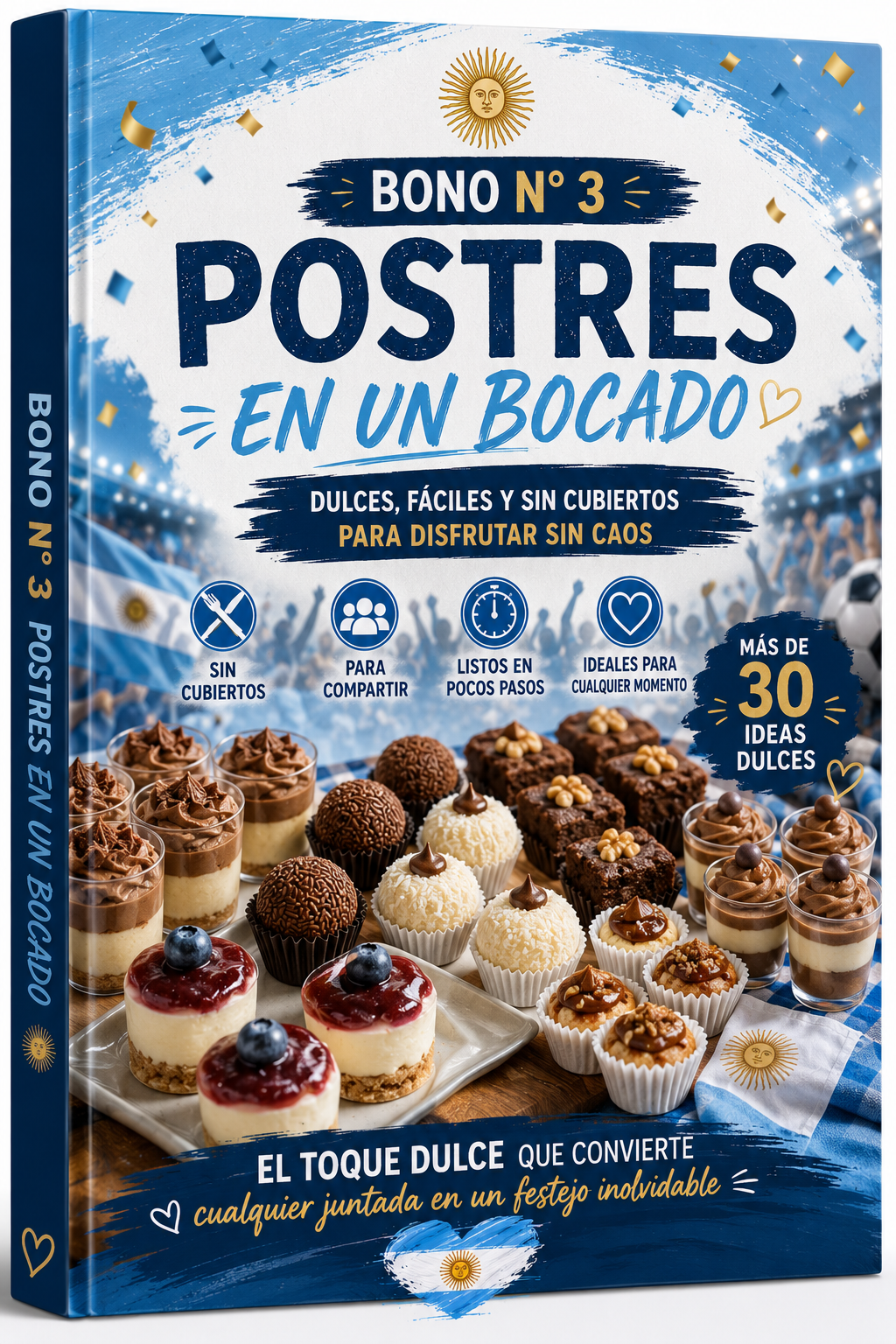 Resolve con más de 127 recetas mundialista para la juntada